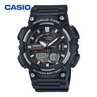 Casio AEQ110W-1AV Analog and Digital Quartz Black Watch (0405)