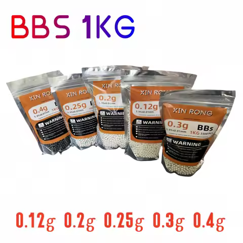 5000 Rounds Airsoft Paintball 5.95mm BBs Bullets 0.2g 6mm Strike Ball Tactical Air Gun High quatity 