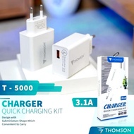 Charger Thomson T-5000 3.1A 5V Quality Charging Kit Type-C Fast Charging