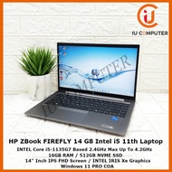 HP ZBOOK FIREFLY 14 G8 INTEL CORE I5-1135G7 16GB RAM 512GB NVME SSD USED LAPTOP NOTEBOOK