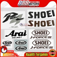 Sticker Visor Shoei & Ram4 Stiker Visor Waterproof Shoei CJ1 J-Force JF3 AR Ram 4 Sticker Helmet Con