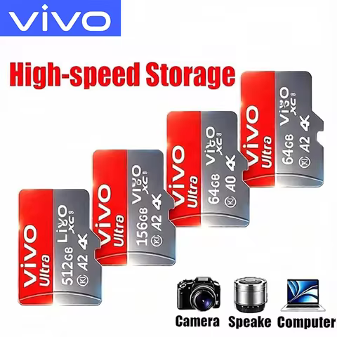 VIVO SD Card High Speed Micro SD Card for Nintendo Switch 1TB 512GB 256GB 128GB 64GB U3 A2 Stable Pe