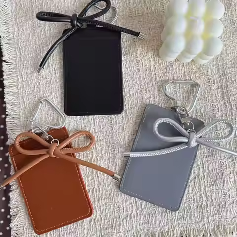 Cute INS Card Holder PU Leather Y2k Kpop Idol Photocard Holder Idol Photo Cards Sleeve