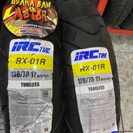 IRC RX01R 120/70-17 130/70-17 TUBELESS MOTORCYCLE TIRES Ring 17