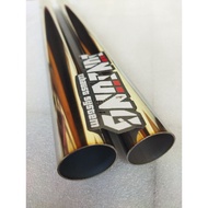 Stainless steel pipe material pipe diameter 26/28/32/35/38 x P. 40cm x 1 mm exhaust filter for drill