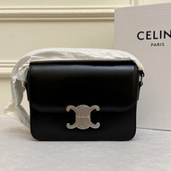 CELINE TEEN TRIOMPHE 黑色銀扣 全新未使用 已有正品鑒定書 可議價