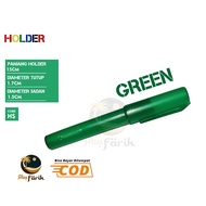 HIJAU [GREEN] Green Siwak Holder | Empty Plastic Holder | Siwak Storage Container