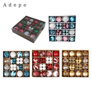 [Adepe] 36 X Christmas Baubles, Ornaments, Christmas Balls, Decoration, Hanging Christmas Baubles fo