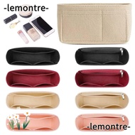 LEMONTRE 1Pcs Insert Bag, Portable Multi-Pocket Linner Bag, Durable Travel Felt Storage Bags Bag Organizer for Longchamp Mini Bag