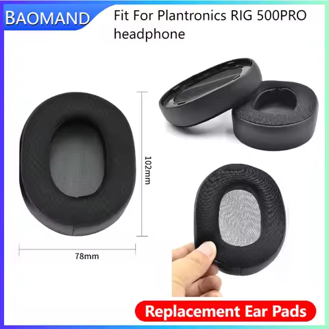 Replacement Earpads For Plantronics RIG 500PRO Ear Cushion / Headphone Ear Pad