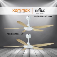 DEKA F5 DC PRO Ceiling Fan DC Motor / F5 DC 46 PRO/ F5 DC 56 PRO / 5 Blade Fan / LED Light / F5DC