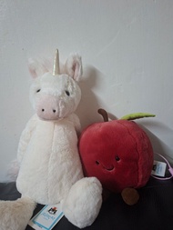 Jellycat 蘋果仔 + 獨角獸公仔