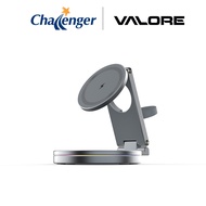 Valore 3-in-1 Desktop Foldable Wireless Charger (WL-002)