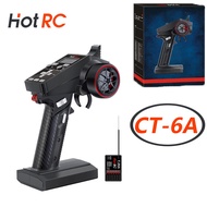 HOTRC CT-6A 6CH Transmitter Remote Controller 2.4Ghz Radio CT6A with F-06A Receiver For RC Model Car