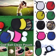 Golf Ball Washing Pocket Golf Ball Cleaning Bag Golf Cleaning Bag Creative Golf Ball Bag Golf Accessories Outdoor Sports Golf Balls Clip Washer Toweling Dirt Wiping Pocket