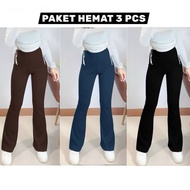 Flare Pants - Highwaist Flare Pants - Women's Semi-Cutbray Culottes