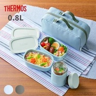 日本直送🇯🇵Thermos保溫飯盒連袋🆕🆕2023新款 800ml (天藍色 / 卡其色) / 1000ml (黑色)