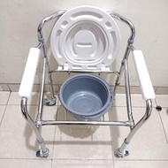 BISA INSTAN Kursi BAB Roda/kursi Toilet Commode Chair Roda Kursi PUK Lansia