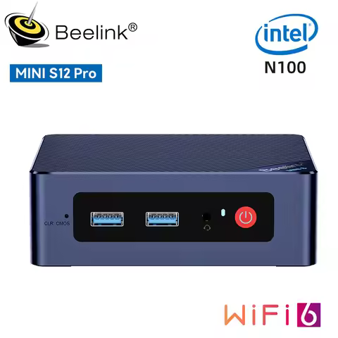 Beelink Mini PC N100 S12 Pro Twin Lake N150 S13 16G500G Mini S Intel N5095 8GB 128GB SSD Desktop Off