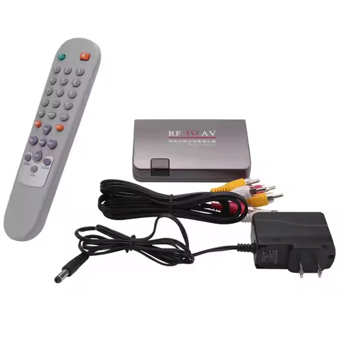 FULL-RF To AV Converter,Channel Selector,Booster,Cable TV To Projection TV,Video Port Supports Full 
