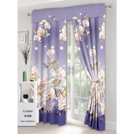 Violet Curtain Home Decor 130*200cm Kurtina 1pc Long Modern Curtain For Window Home Door