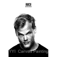 DJ Music Star Avicii Poster Edm Avici Character Canvas Painting European and American Trend Living R