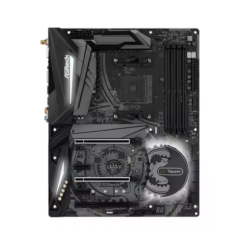 ASROCK X470 TAICHI Motherboard Support 5800X3D 5700x3D 5700X 5600G 4600G CPU AMD X470 4xDDR4 3200 MH