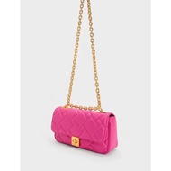 CNK Alcott Scarf Handle Quilted Clutch