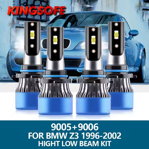 4X Car Light 9005 HB3 9006 HB4 LED Headlight 20000Lm 110W High Low Beam Bulbs Kit For BMW Z3 1996 19