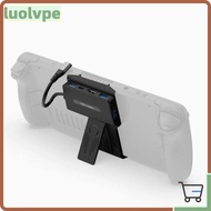 LUOLVUO for Steam Deck Docking Station, USB C to HDMI Dock Holder USB C Hub, Portable 5 in 1 Chargin