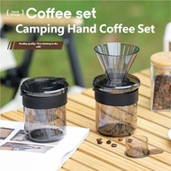 Hand Brew 3-in-1 Coffee Pot with Scale, Food Grade Thickened Material Coffee Cup, Travel Camping Cof