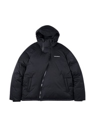 ENshadower隱蔽者斜拉鏈連帽羽絨服男冬季潮牌無痕純色面包服外套