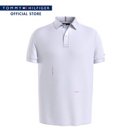 Tommy Hilfiger เสื้อโปโล ผู้ชาย รุ่น MW0MW33225 YBR - สีขาว