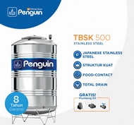 Tangki Air Tandon Air Toren Penguin Stainless TBSK 500 Liter