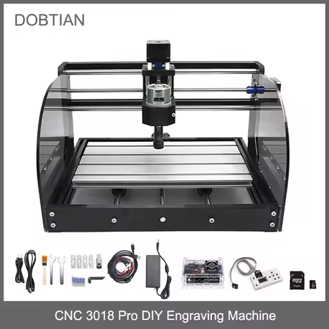 CNC 3018 Pro Max DIY Engraving Machine Laser Engraver 3-Axis GRBL Milling Laser Wood Router PCB PVC 