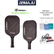 PROTECH VALOR RCE Pickleball Paddle - USA Pickleball Approved-T700 Raw Carbon-FREE 2 BAGS