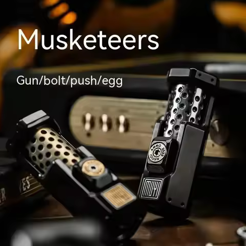 MUYI Musketeer Fidget MUYI EDC Gun Bolt Push Egg MuyiTitanium Alloy Sonic Speed MUYIEDC Musketeer Sl