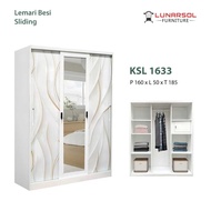 SLIDING DOOR IRON CABINET 90 - 160CM