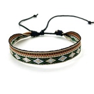 New Arrival Bohemian Style Braided Bracelet, Vintage Ethnic Printed Fabric String Bracelet