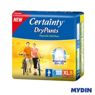 Certainty DryPants Adult Diaper XL8