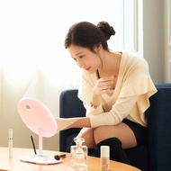 【免運特惠】智能美妝鏡子家用桌面台式led燈化妝鏡/斐色耐