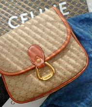 中古包 CELINE 米花帶塵袋豆腐包小方包斜揹包斜挎包相機包單肩包