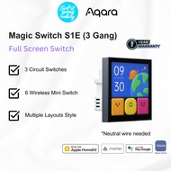 AQARA Smart Scene Magic Switch S1E Full Screen Switch Flexible Themes Touch Screen Voice Control