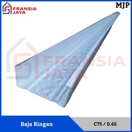 KANAL C RANGKA BAJA RINGAN C75 X 0.65 X 6 METER MJP