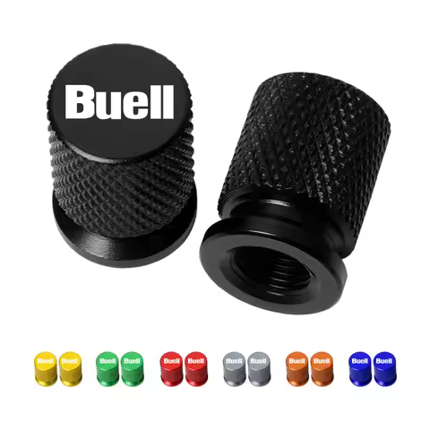 2pcs Motorcycle CNC Aluminum Tire Valve Air Port Stem Cover Caps For Buell 1125R 1125CR XB12R XB12Ss
