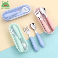 Leapfrog Baby Stainless Spoon and Fork Set with Case Training Spoon and Fork