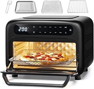 cuw660 Air Fryer Oven, 2-in-1 Smart Air Fryer Toaster Oven Combo, 14QT Stainless Steel Air Fryer Oven with Digital Countertop, NaturalAir Fryers