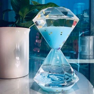 创意摆件油滴油漏防摔简约双色减压神器计时器液体沙漏液体儿童Hourglass Timer 5/15/30 Fifteen Minutes26.6.22