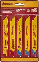Starrett SB6-A Bi-Metal Fastcut General Purpose Reciprocating Blade Assortment Pack, 0.035" Thick, 6