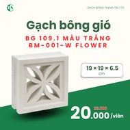Cts BG 109.1 white wind encaustic tiles BM-001-W Flower
